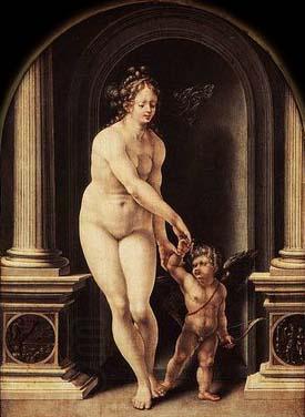 GOSSAERT, Jan (Mabuse) Venus and Cupid China oil painting art